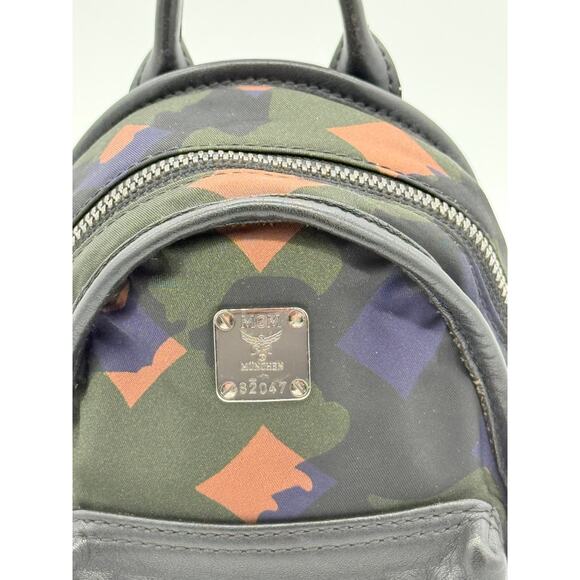 MCM Dieter Munich Lion Camo Nylon Mini Backpack/Beltbag - Picture 3 of 15
